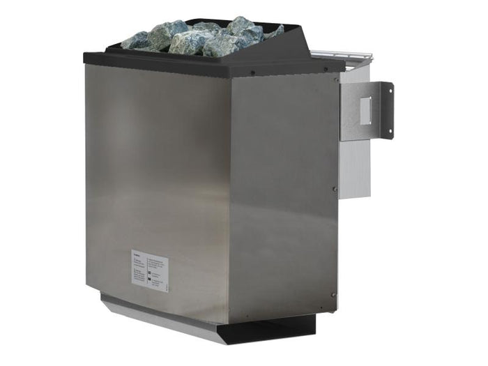 Karibu Saunahaus Mainburg 2 Set B naturbelassen -9 kW Bioofen ext. Steuerung-