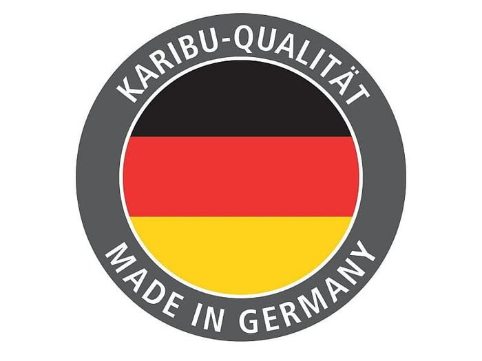 Karibu Saunahaus Mainburg 5 Set A naturbelassen- 9 kW Ofen ext. Strg