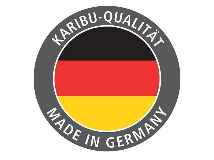 Karibu Saunahaus Mainburg 5 Set B ohne Ofen terragrau