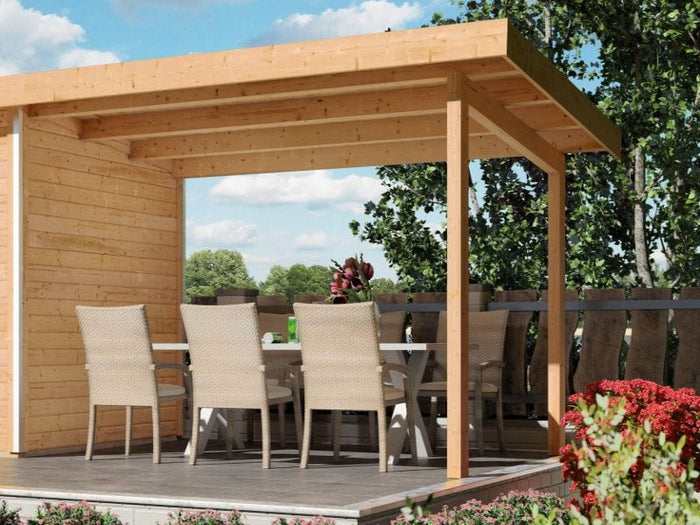 Karibu Schleppdach für Skrollan 2 und 3