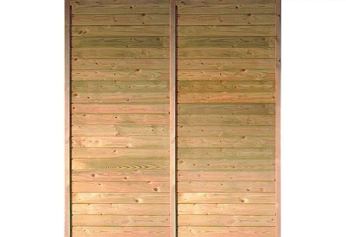 Karibu Seitenwand für Einzel- / Doppel-Carport kdi