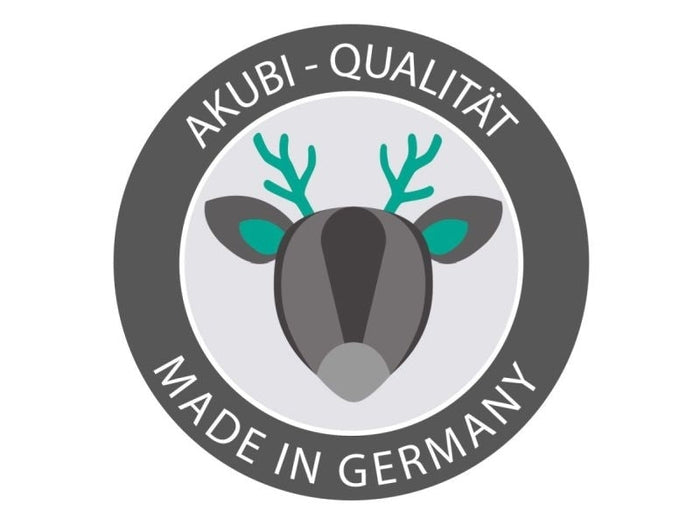 Karibu Spielturm Lotti natur mit Anbauplattform und Rutsche rot