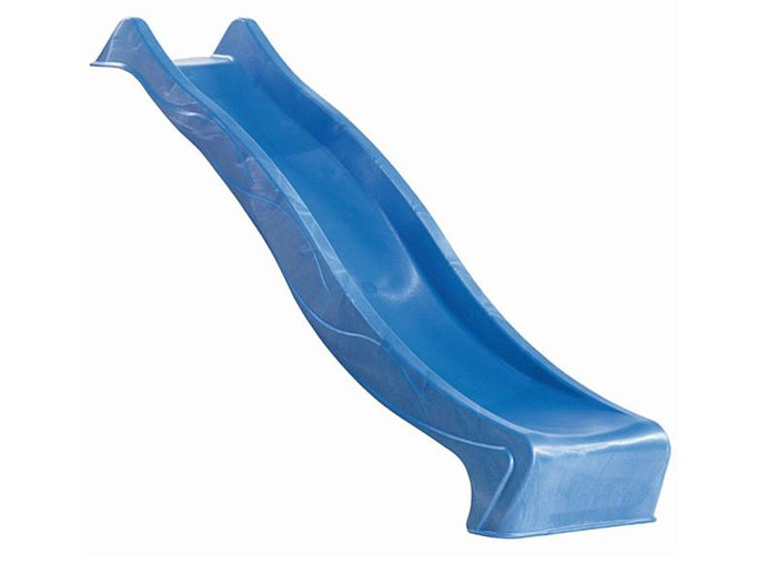 Karibu Spielturm Lotti Satteldach + Rutsche blau + Doppelschaukel Klettergerüst + Anbauplattform + K