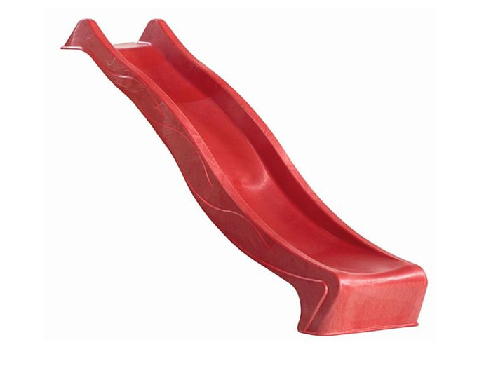 Karibu Spielturm Lotti Satteldach + Rutsche rot + Doppelschaukelanbau Klettergerüst + Anbauplattform