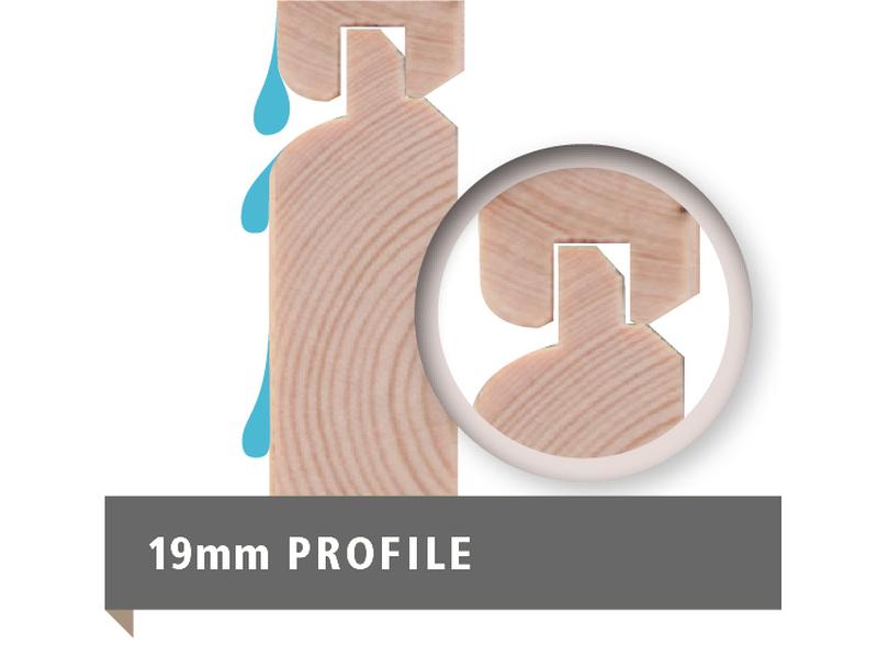 Karibu Stelzenhaus Fidel terragrau + Rutsche rot + Netzrampe