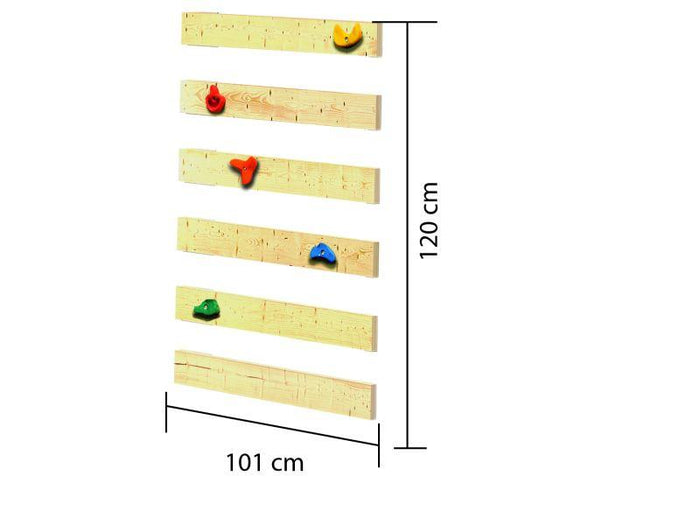 Karibu Stelzenhaus Frieda + Rutsche blau + Doppelschaukel Klettergerüst + Anbauplattform + Kletterwa