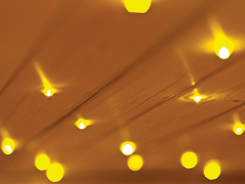 Karibu Sternenhimmel Farblichtanwendung LED