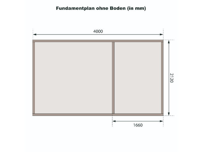 Karibu Systemhaus Mühlentrup 1 terragrau 19 mm
