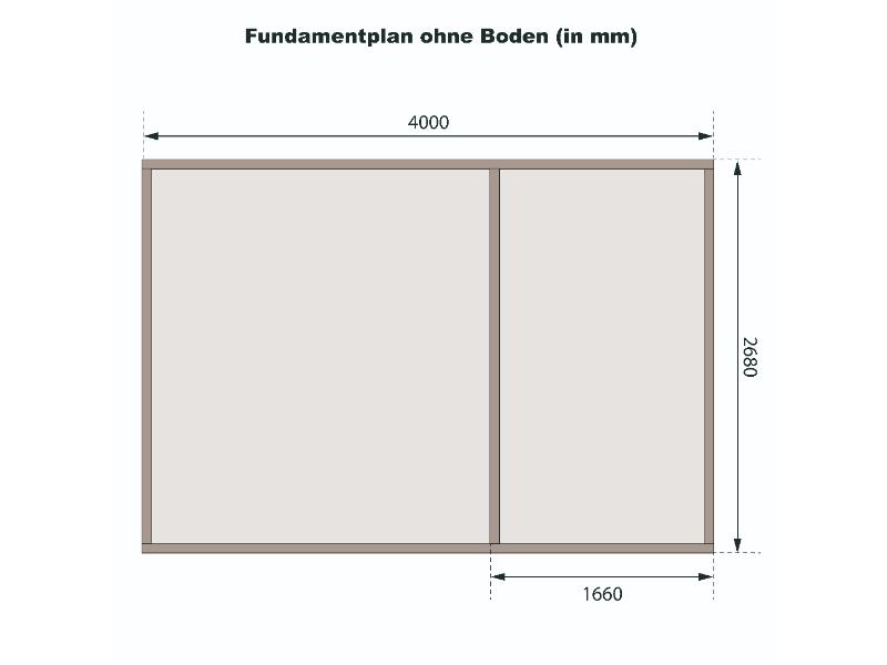 Karibu Systemhaus Mühlentrup 2 naturbelassen 19 mm