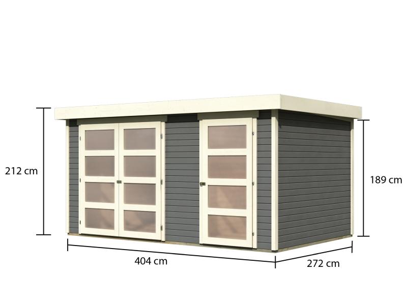 Karibu Systemhaus Mühlentrup 2 terragrau 19 mm