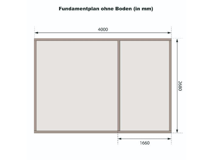 Karibu Systemhaus Mühlentrup 2 terragrau 19 mm