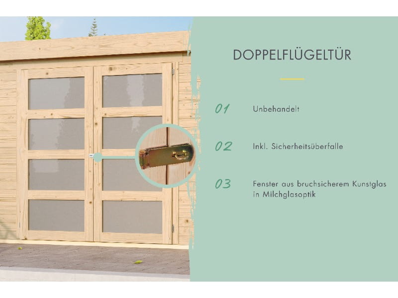 Karibu Systemhaus Mühlentrup 3 naturbelassen 19 mm