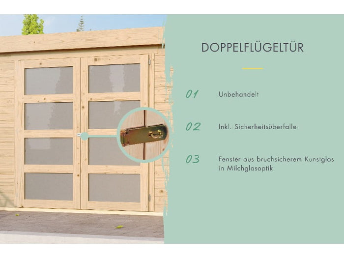 Karibu Systemhaus Mühlentrup 3 naturbelassen 19 mm