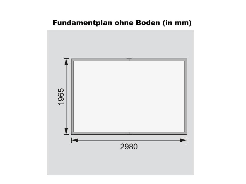 Karibu Verkaufshaus Gr. 2 natur 19 mm