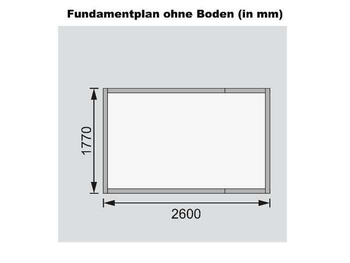 Karibu Verkaufshaus Gr.1 natur