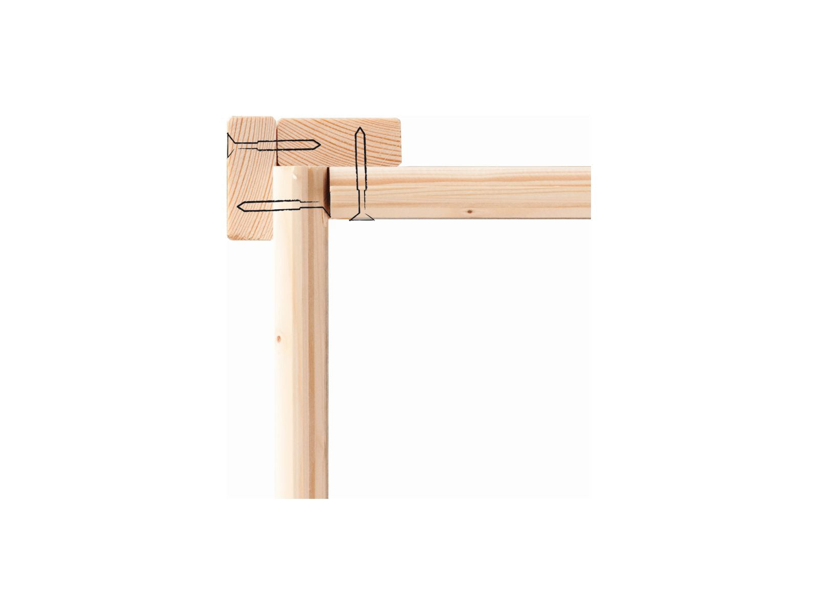 Karibu Stelzenhaus Fidel terragrau + Rutsche blau + Holzrampe