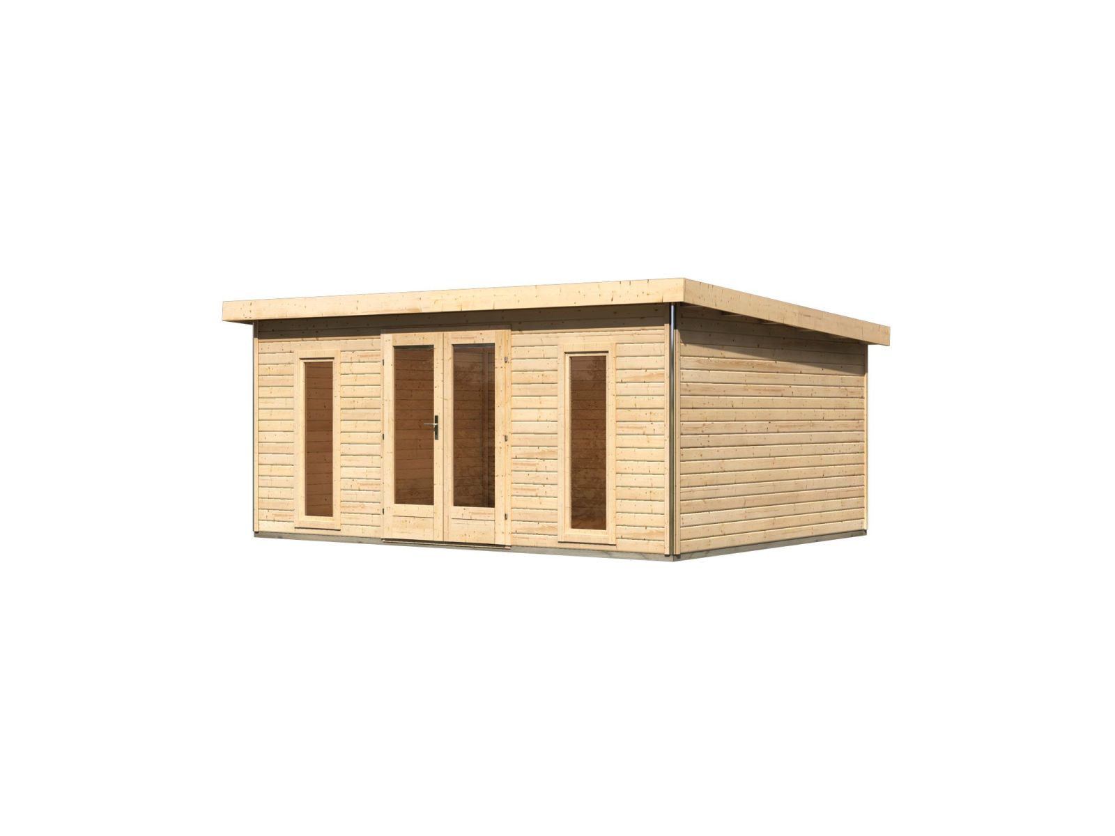 Karibu Gartenhaus Radeburg 4 natur 38 mm