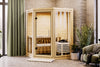 Karibu Sauna Yuma 38 mm, inkl. 9 kW Ofen integr. Steuerung