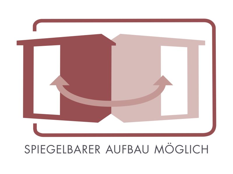 Karibu Sauna Airi, inkl. 9 kW Bioofen ext. Steuerung - mit Dachkranz -