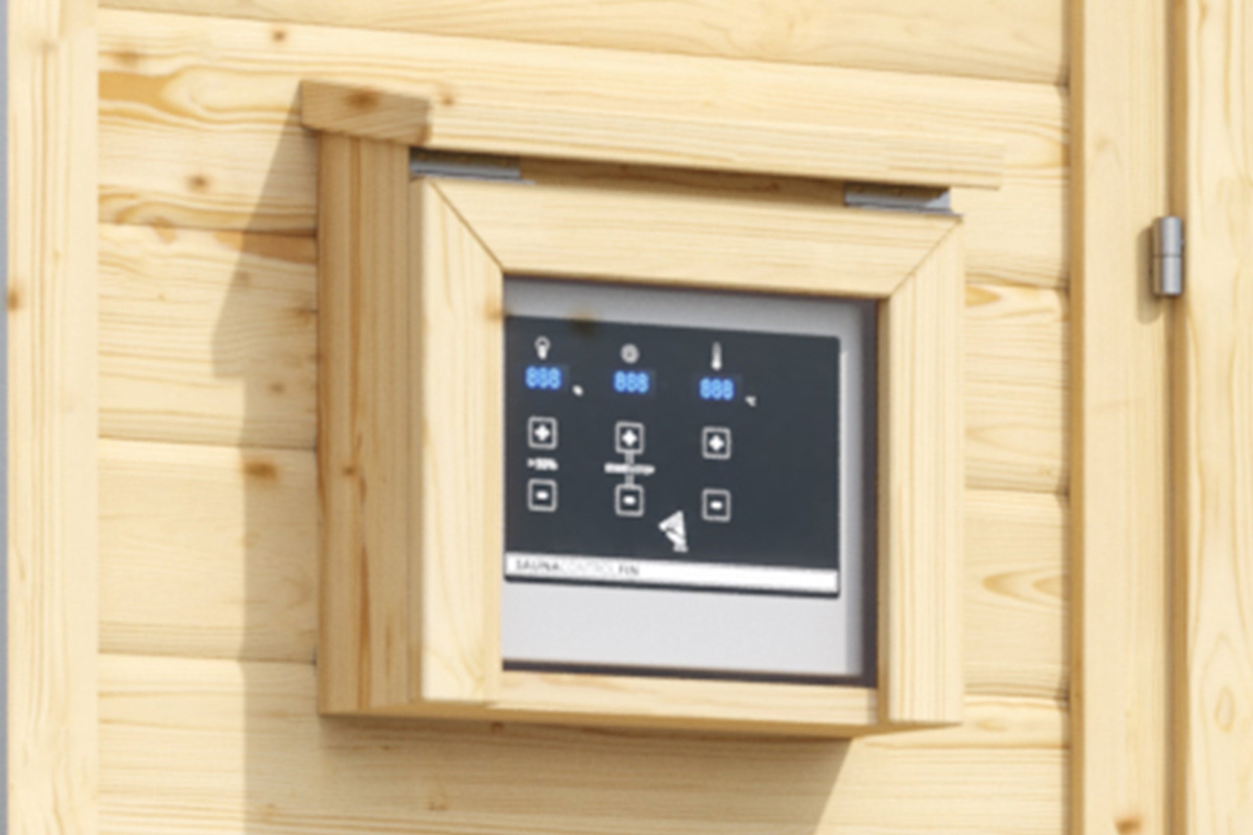 Karibu Steuergerätverkleidung für den Außenbereich, Naturbelassen