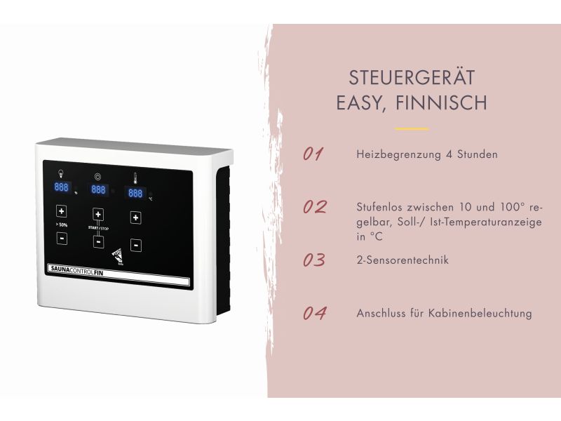 Karibu Hybrid Saunahaus Ares 2, anthrazit/graualuminium, inkl. 9 kW Ofen ext. Steuerung