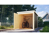 Karibu Fahrradgarage 3, terragrau 19 mm