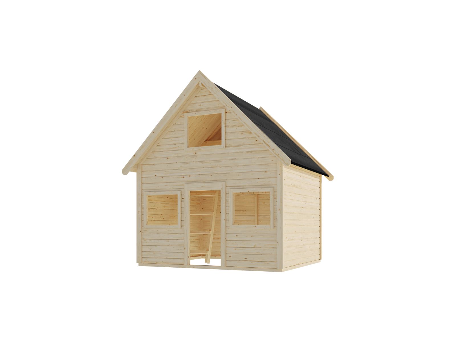 Karibu Spielhaus Kalle, naturbelassen