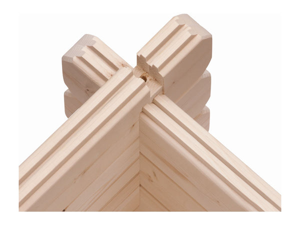 Karibu Gartenhaus Lagor 1 38 mm 2-Raum-Haus