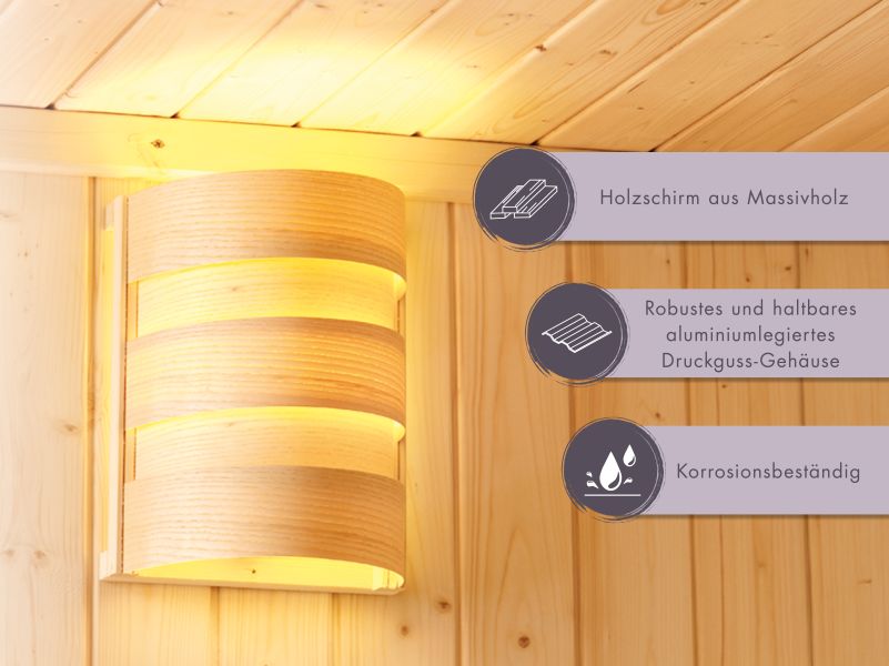 Karibu Saunaleuchte Classic