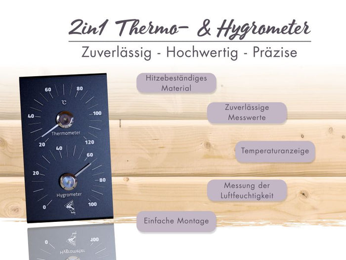 Karibu Saunazubehör-Set Premium 5-teilig