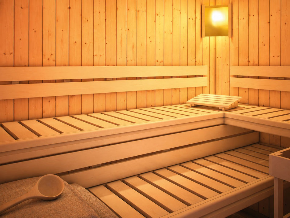Karibu Sauna Rückenlehne und Bankblenden Set Vario Größe 4