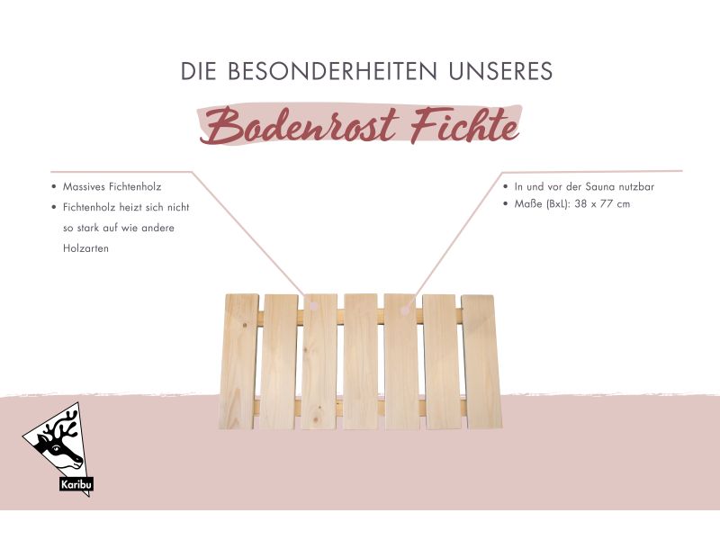 Karibu Sauna Bodenrost