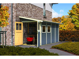 Karibu Gartenhaus Wandlitz 4 terragrau 19 mm