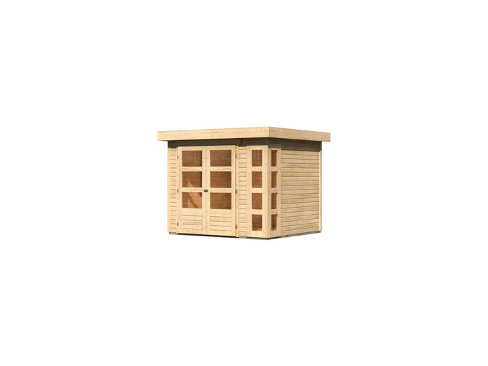 Karibu Gartenhaus Kerko 3 natur 19 mm