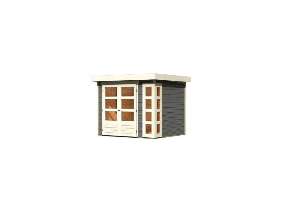 Karibu Gartenhaus Kerko 3 in terragrau 19 mm