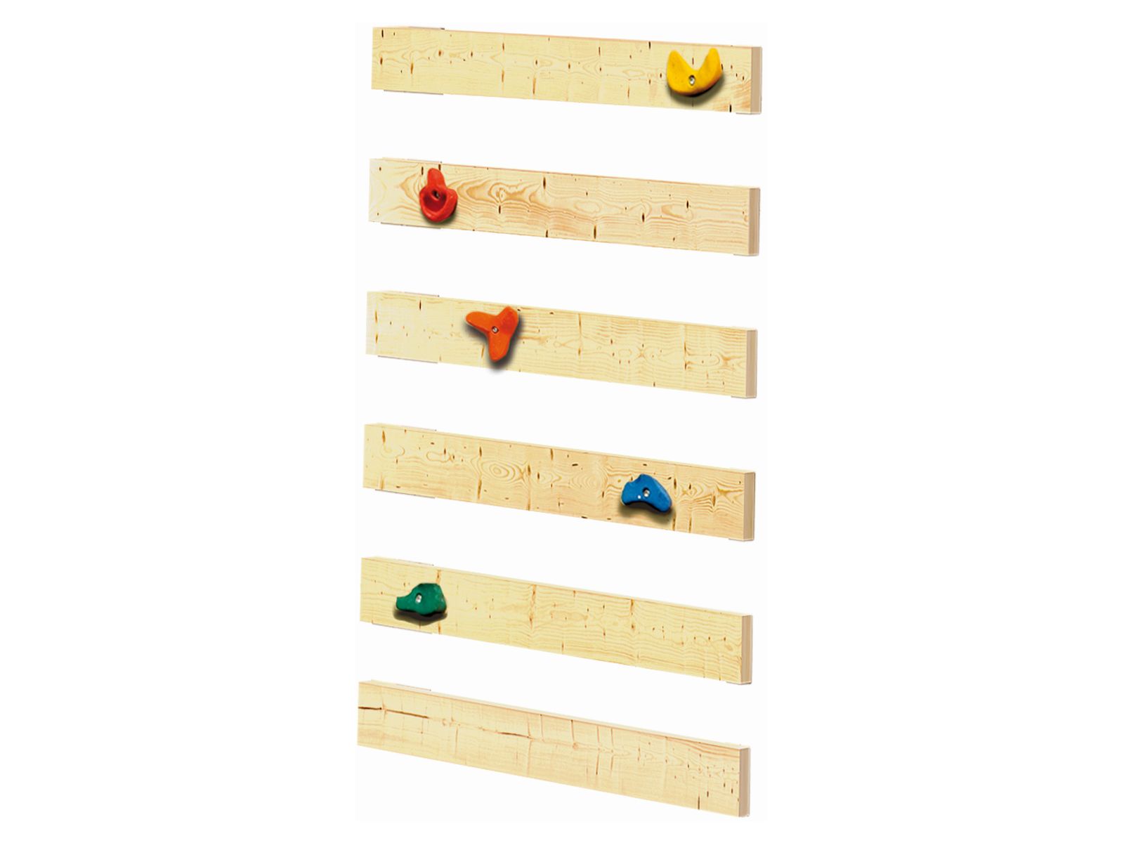 Karibu Kletterwand Eco mit 5 Handgriffen