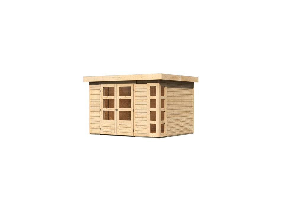 Karibu Gartenhaus Kerko 5 natur 19 mm