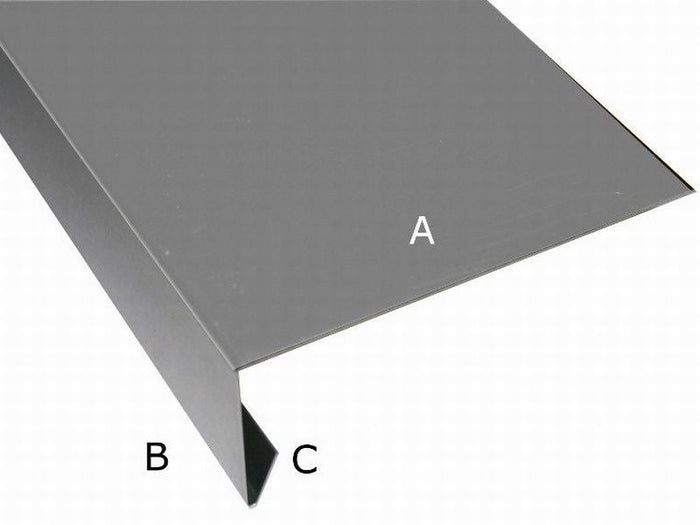 Aluminium Winkelprofil 200 cm für Giebelbretter 5 Stück