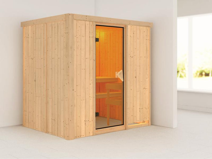 Bodin - Karibu Sauna ohne Ofen - ohne Dachkranz -
