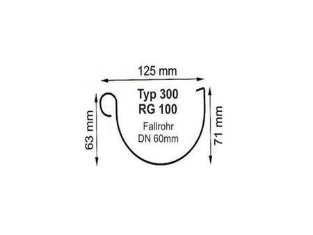 Ergänzungsset K5A - 300 cm Satteldachverlängerung weiß