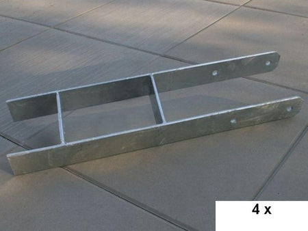 Gratis Karibu H-Pfostenanker 9 x 9 x 60 cm 4 Stück im Wert von 119,96 EUR