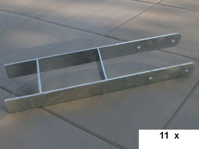 Gratis Karibu H-Pfostenanker 9 x 9 x 60 cm 11 Stück im Wert von 329,89 EUR