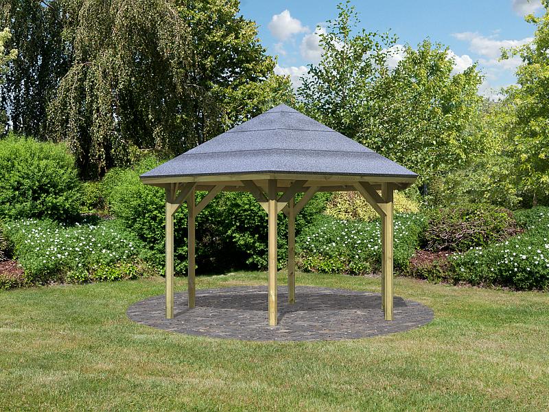 Karibu 6-Eck Pavillon Classic Oslo 2 kdi