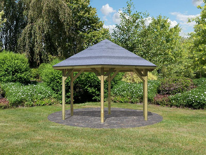 Karibu 6-Eck Pavillon Classic Oslo 2 kdi