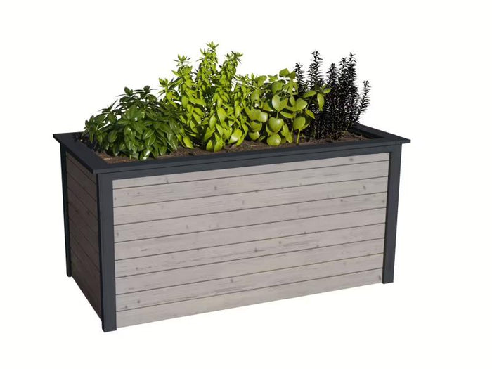 Karibu Aktionshochbeet Style, wassergrau 19 mm