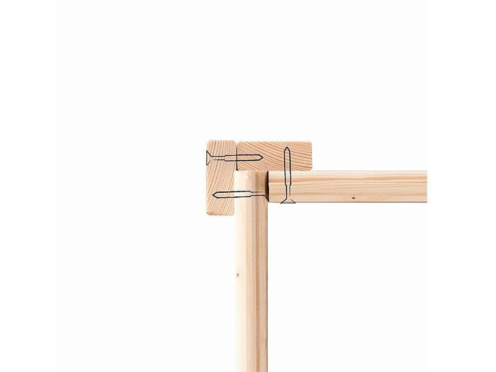Karibu Aktionshochbeet Style, wassergrau 19 mm