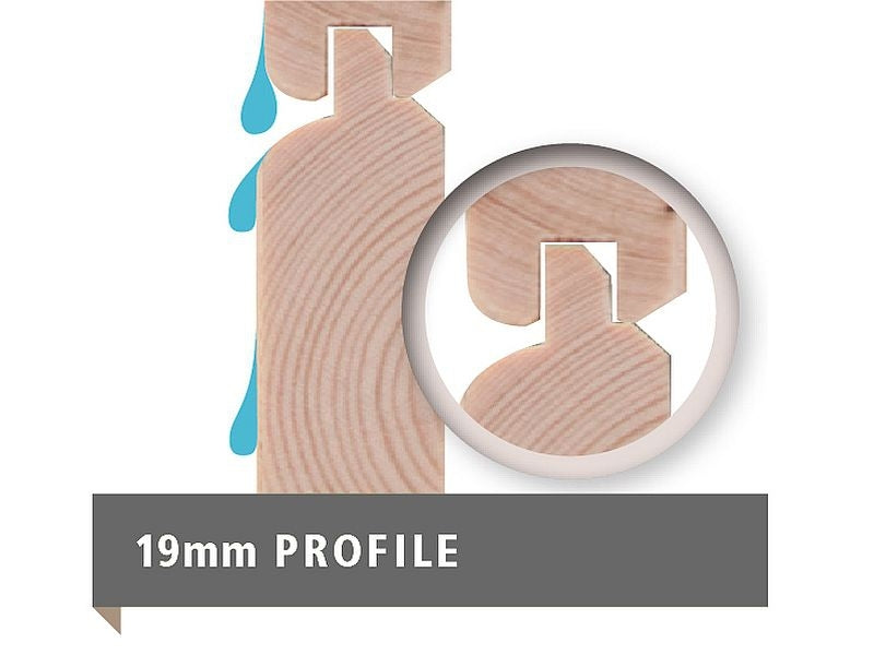 Karibu Aktionshochbeet Style, wassergrau 19 mm