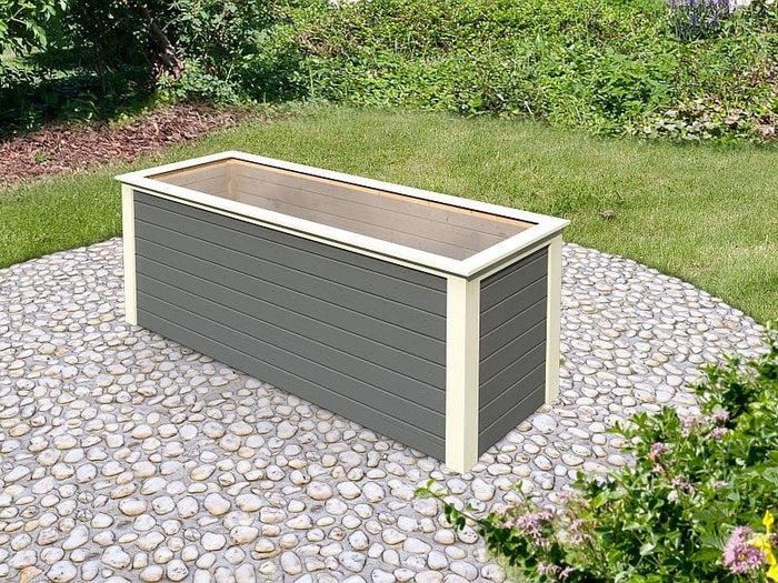 Karibu Aktionshochbeet Sunny, terragrau 28 mm