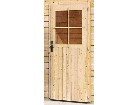 Karibu Blockbohlengarage 40 mm natur