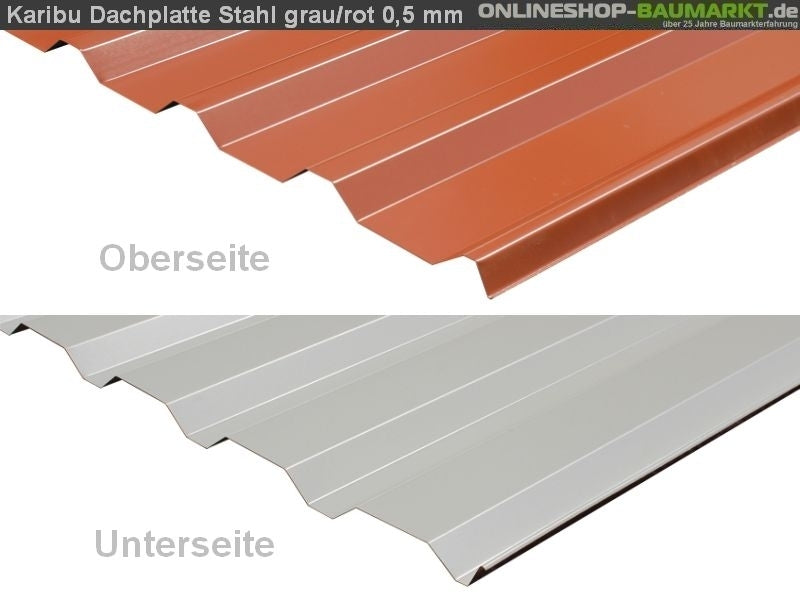 Karibu Carport Classic Einzel 2 mit 1 Einfahrtsbogen kdi